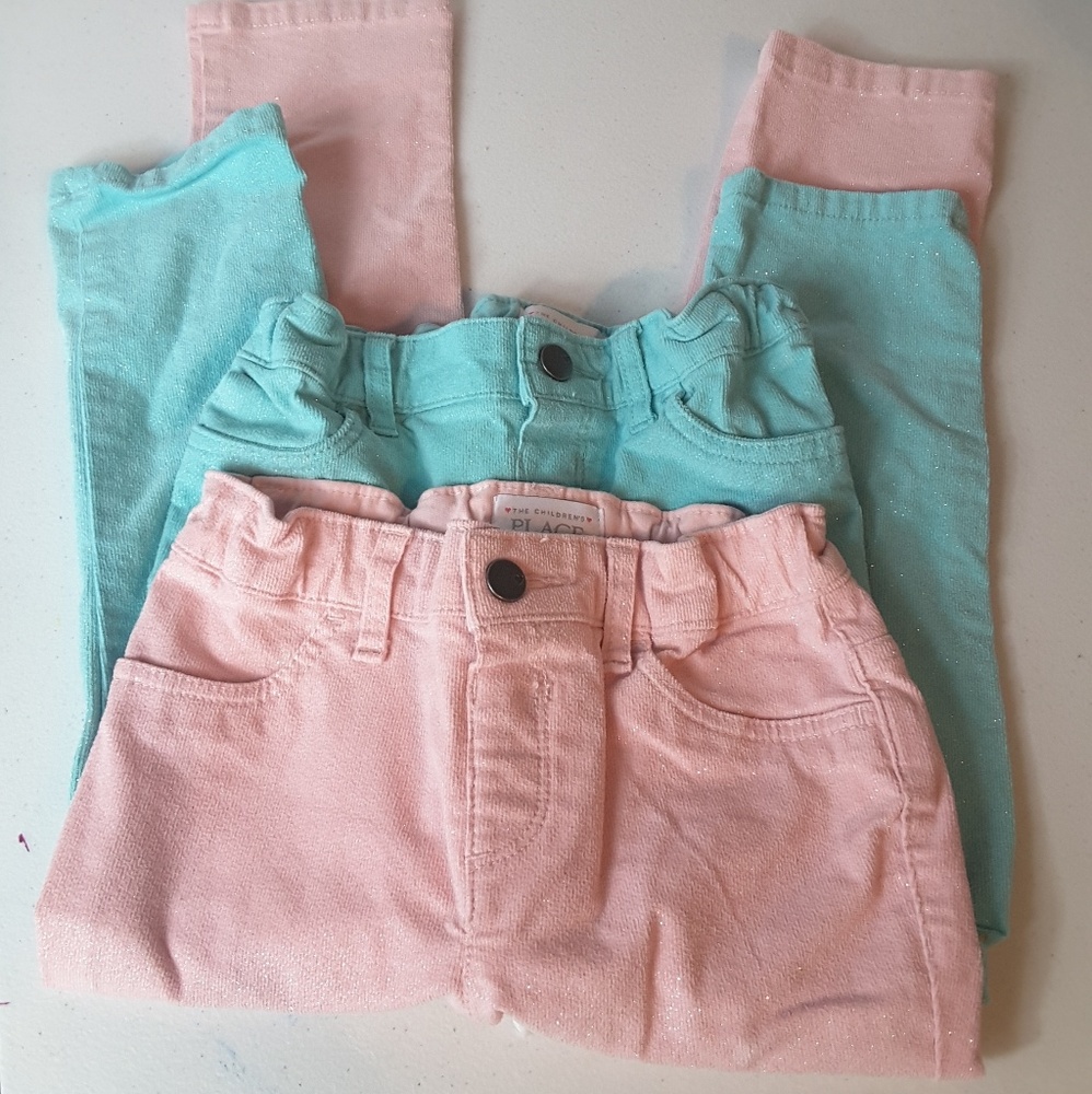 Children's Place Girls Sparkle Jeans Size 5T